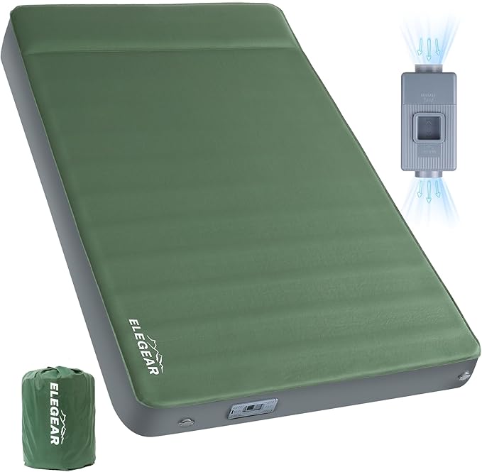 The Future of Camping Comfort: Why the Elegear CumbreX™ Self Inflating Memory Foam Pad with Built-in Electric Pump 