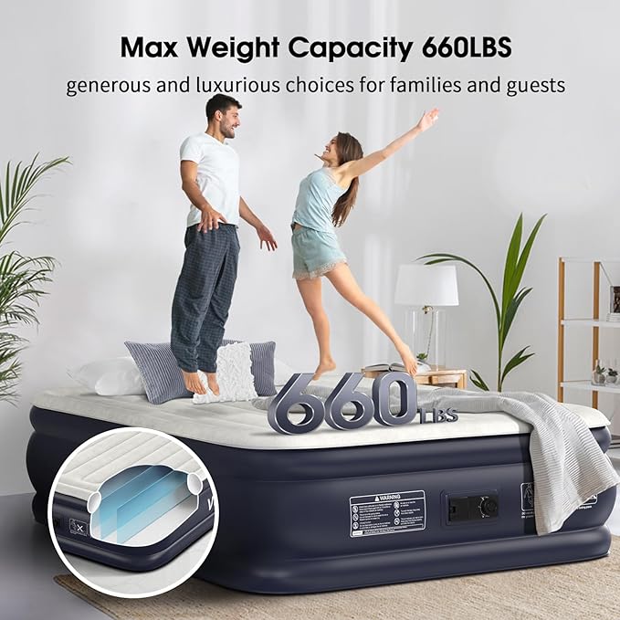 The Ultimate Guide to Effortless Comfort: Why the 18” Full Air Mattress with Built-in Pump is Your Ticket to Perfect Sleep Anywhere