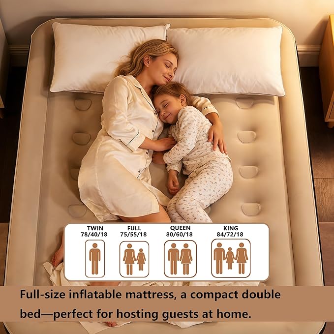 The 600-Pound Fortress: Why PABCZZ’s 18-Inch Full Air Mattress with Built-in Pump is the Last Blow-Up Bed Your Family Will Ever Need