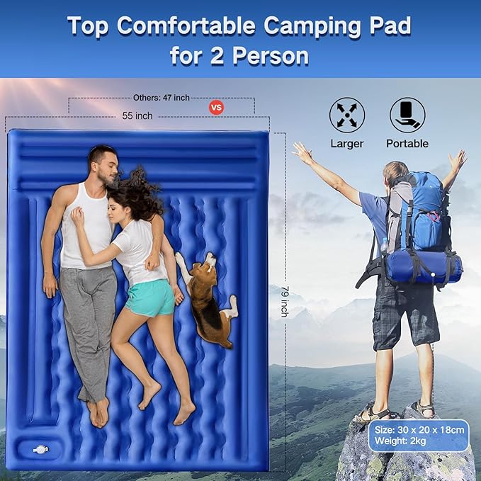 Finally, a Camping Mattress That Feels Like Home: The FNARMW 6″ Extra‑Thick Double Sleeping Pad