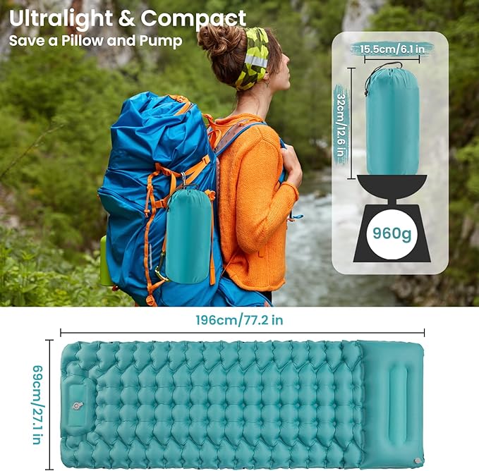 The 50-Second Wonder: Why This 4″ Extra Thick Inflatable Sleeping Pad with Built-in Foot Pump Is the Only Camping Bed You’ll Ever Need